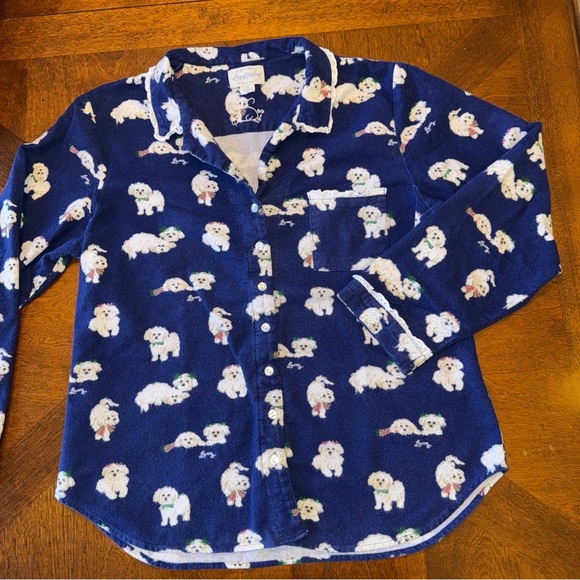 Soft Surrounds Long Roll Tab Sleeve Button Up Shirt Black w/ Ruffle Collar Sz XL - Picture 10 of 10